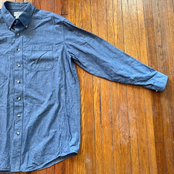 L.L. Bean Button Down Long Sleeve Shirt - Picture 6 of 13